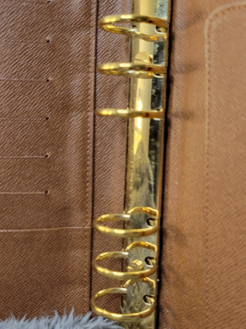 Louis Vuitton Brown Monogram Canvas Agenda Cover MM Size